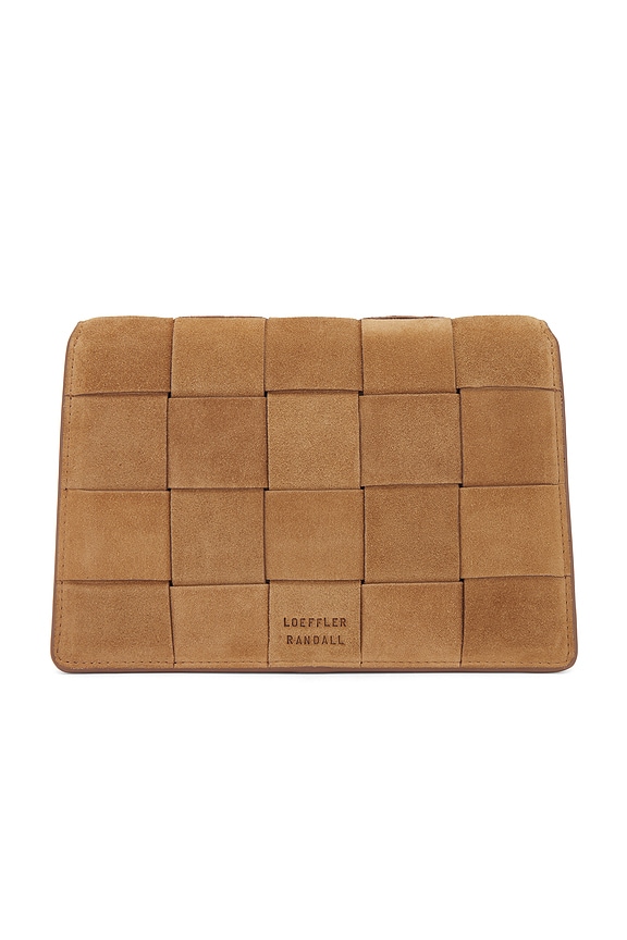 view 2 of 5 DELPHINE 가죽 클러치 in Toffee