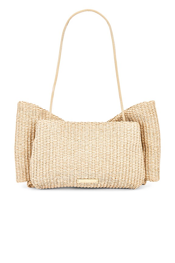 view 2 of 4 Valerie Bow Clutch in Natural