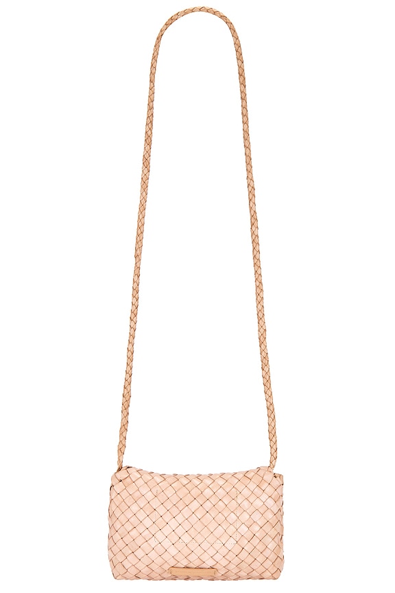 view 2 of 4 BOLSO BANDOLERA TEJIDO MINI BILLIE EN COLOR DESIERTO VINNIE in Desert Sand