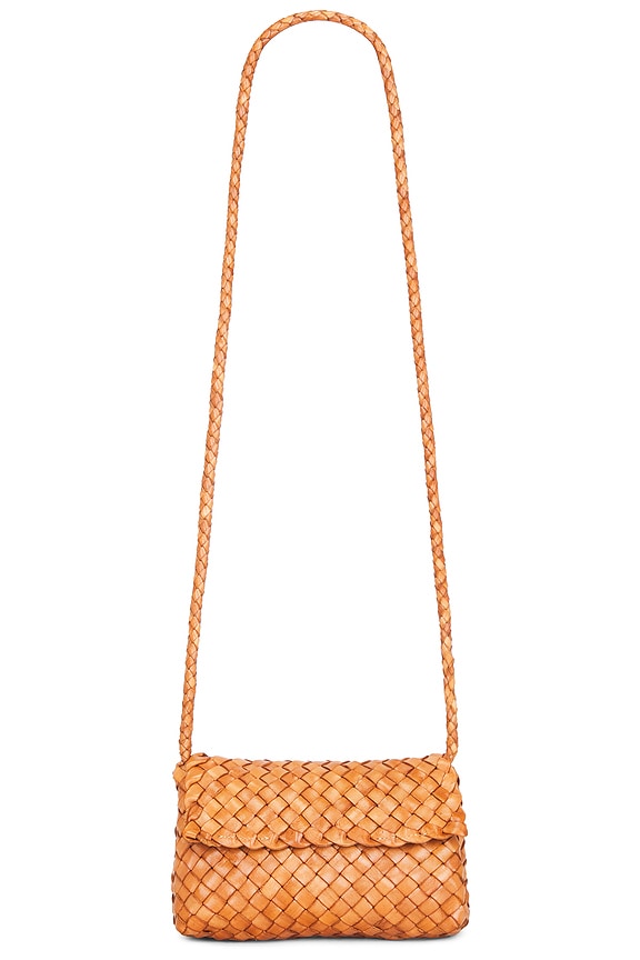 view 1 of 4 Vinnie Woven Crossbody Bag in Timber