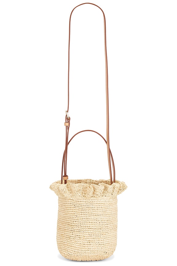 view 1 of 5 Laith Crochet Top Handle Bag in Natural