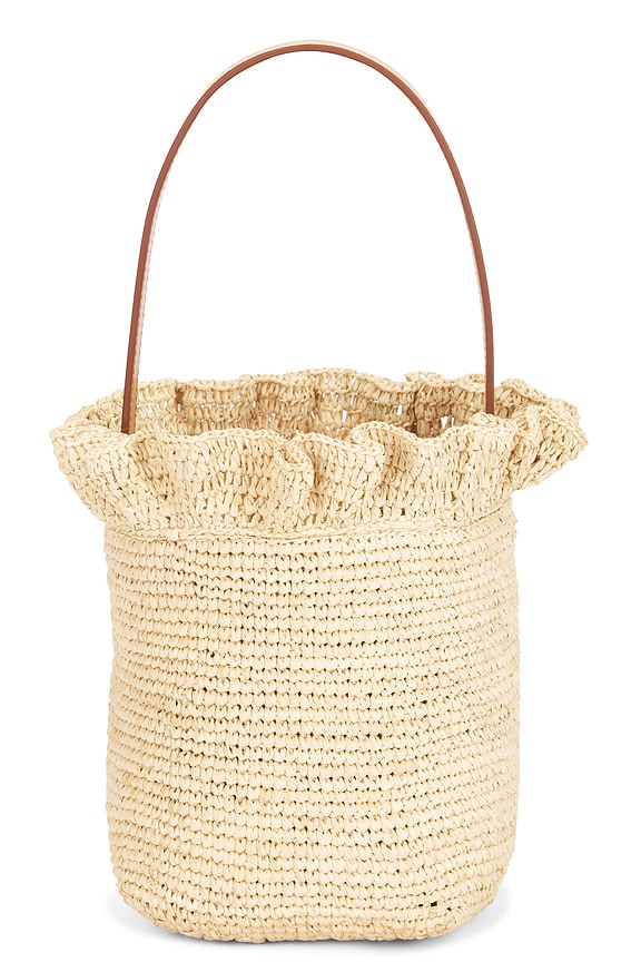 view 2 of 5 Laith Crochet Top Handle Bag in Natural