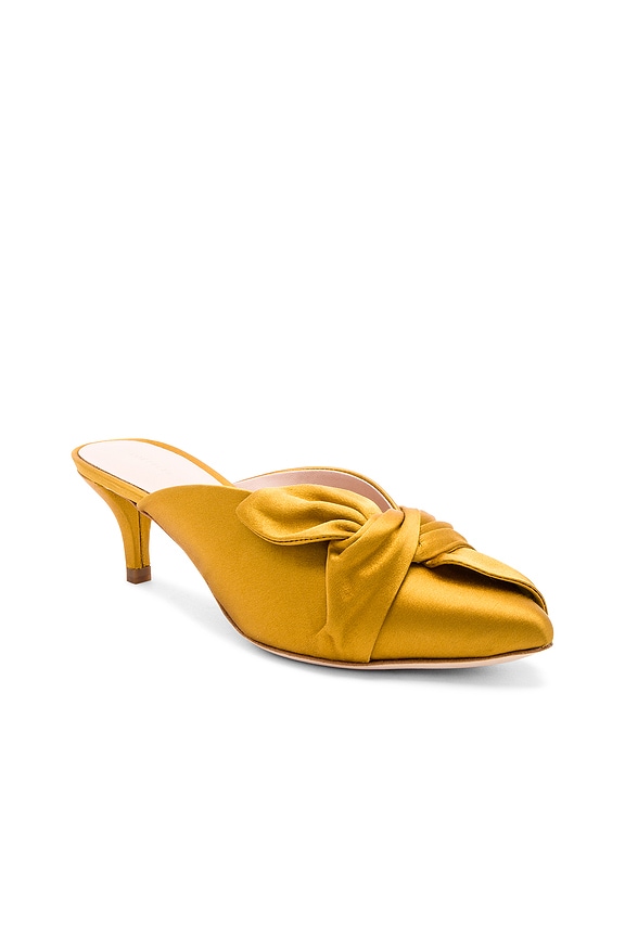 view 2 of 5 Jade Kitten Heel Mule in Marigold