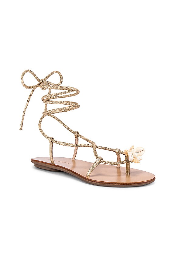 view 2 of 5 SANDALES WRAP SANDAL in Champagne