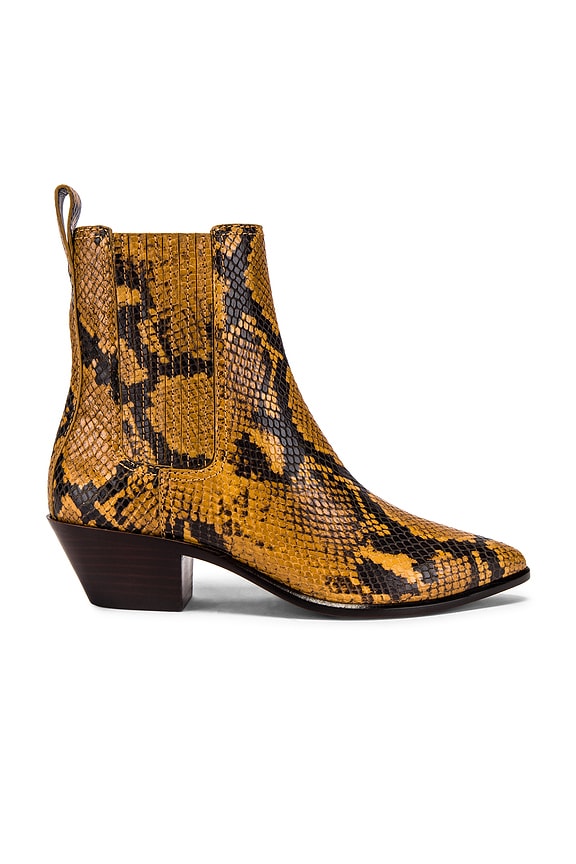 view 1 of 5 Aylin Western Bootie in Amber