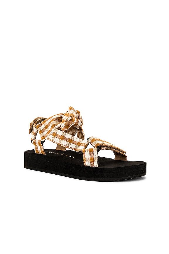 view 2 of 5 MAISIE サンダル in Amber Gingham