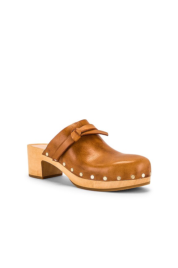 view 2 of 5 Roberta Low Heel Clog in Cognac