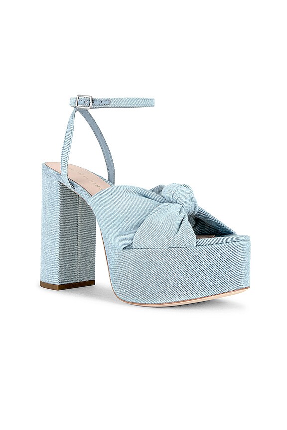 view 2 of 5 Roz Platform Sandal in Light Denim