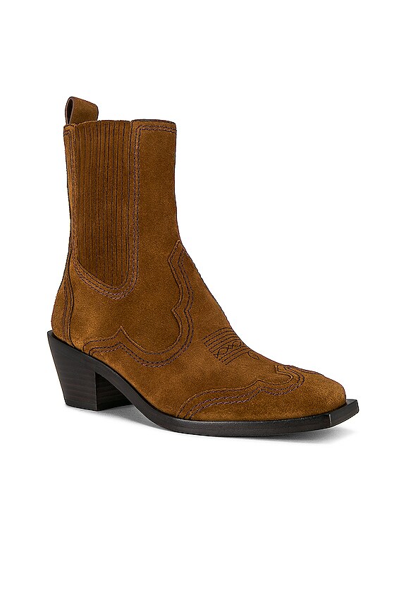 view 2 of 5 BOTTINES AGNES in Cacao & Espresso