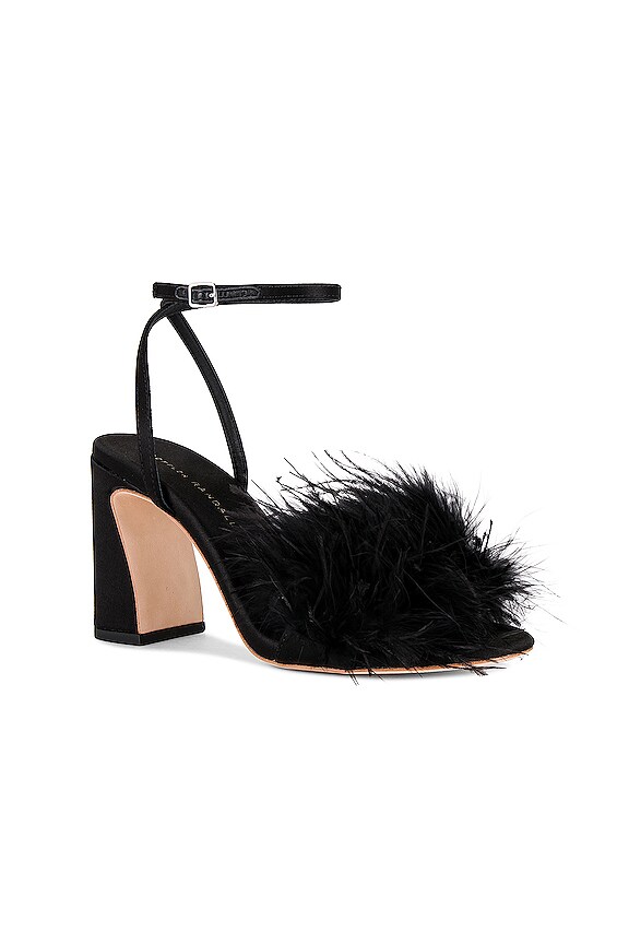 view 2 of 5 MINERVA 샌들 in Black Satin