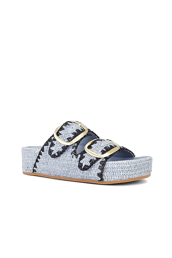 view 2 of 5 THEO サンダル in Light Blue & Black