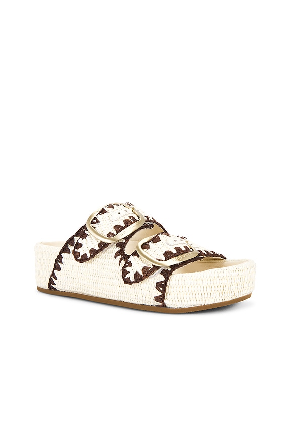 view 2 of 5 Theo Sandal in Brown & Cream