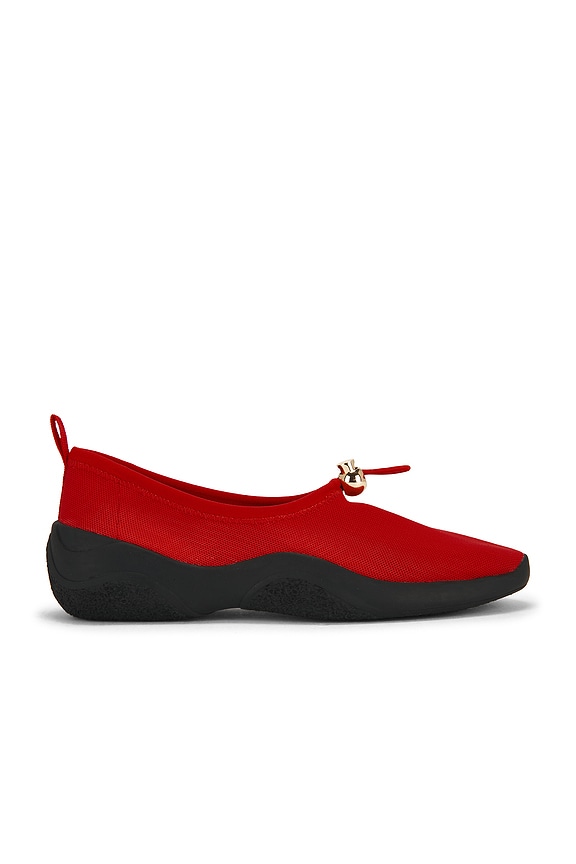 view 1 of 5 ZAPATO PLANO RAINA in Red Mesh