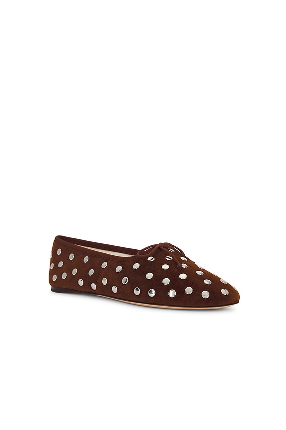 view 2 of 5 Landon Ballet Flat in Espresso Suede