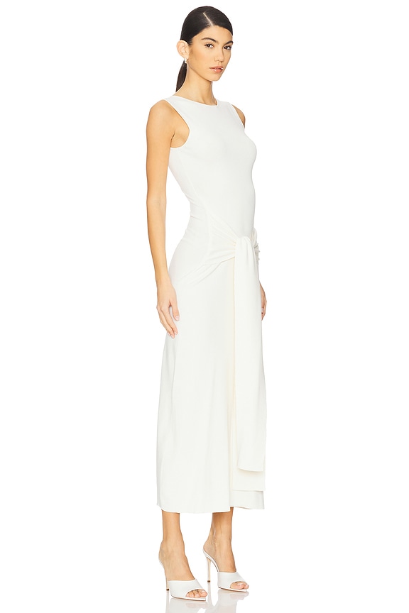 view 2 of 3 Waist Tie Dress in Cream