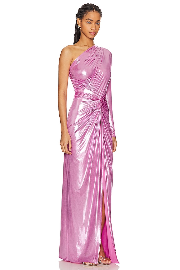 view 2 of 3 원숄더 가운 in Hibiscus