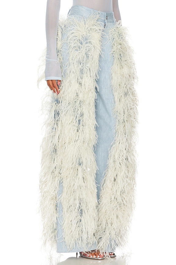 view 2 of 6 Straight Leg Jeans in Light Indigo