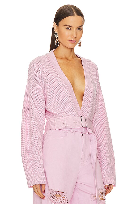 view 2 of 4 CÁRDIGAN CON CINTURÓN in Blossom