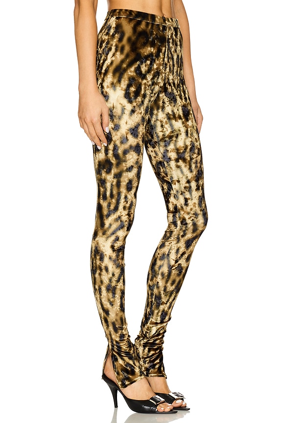 view 2 of 6 スプリットヘムレギンス in Leopard