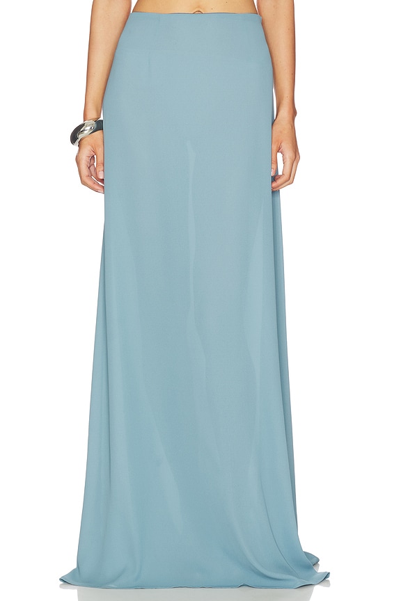 view 1 of 6 Maxi Skirt in Light Slate