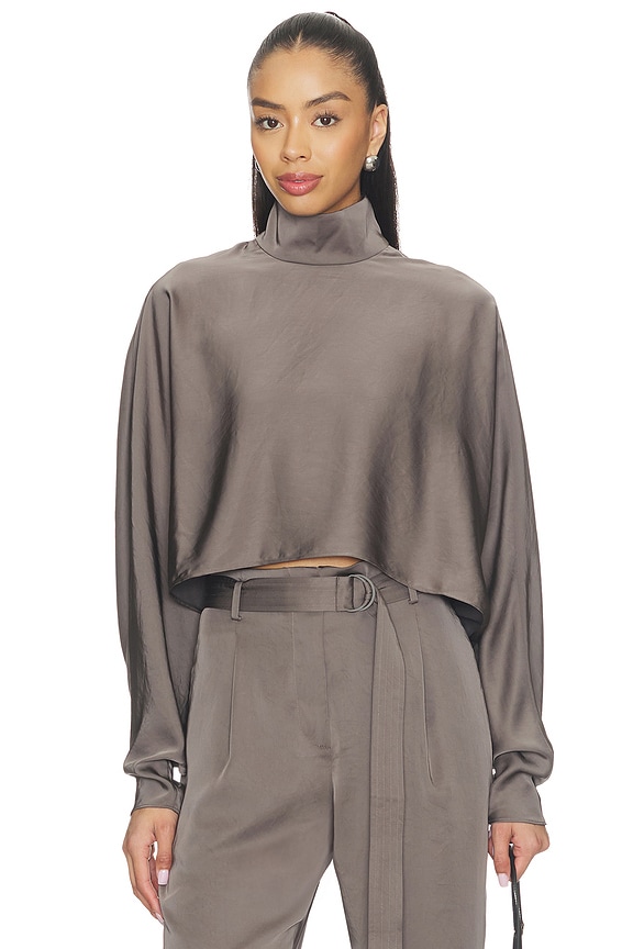 view 1 of 4 Caftan Top in Steel