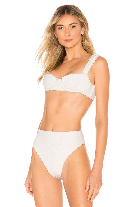 view 2 of 4 Cupcake Bikini Top in Marshmallow Fluff