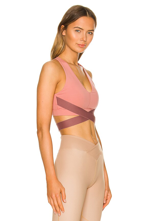 view 2 of 4 Corso Crossover Bra in Soft Clay & Warm Earth