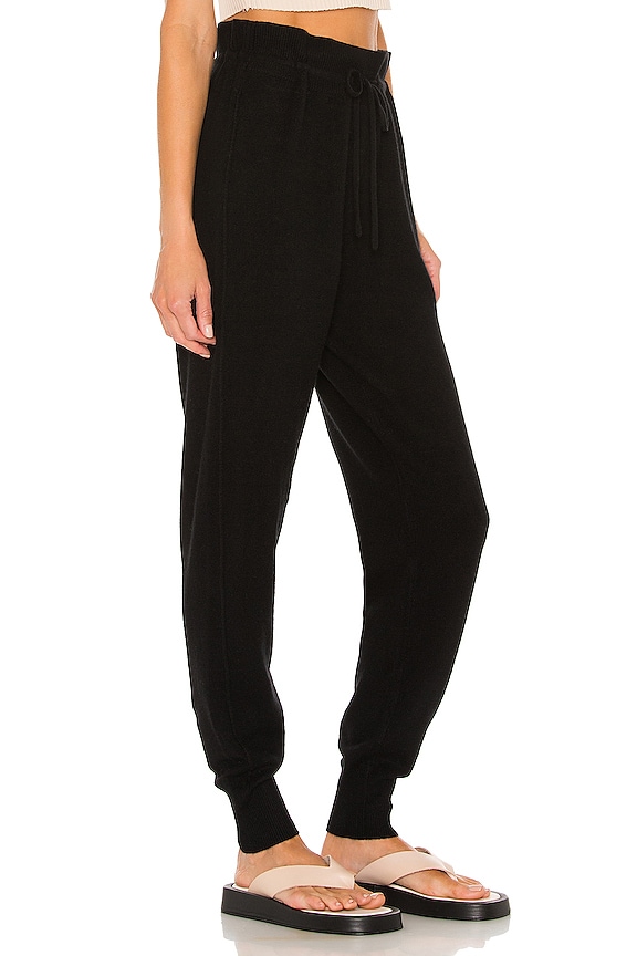 view 2 of 4 Palermo Ribbed Jogger in Black