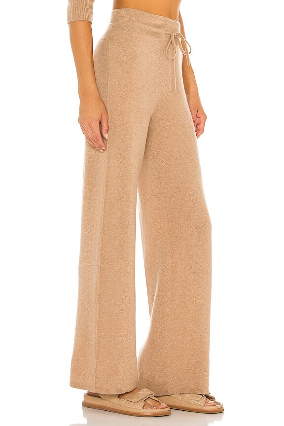 view 2 of 4 Palermo Cashmere Wide Leg Pant in Camel