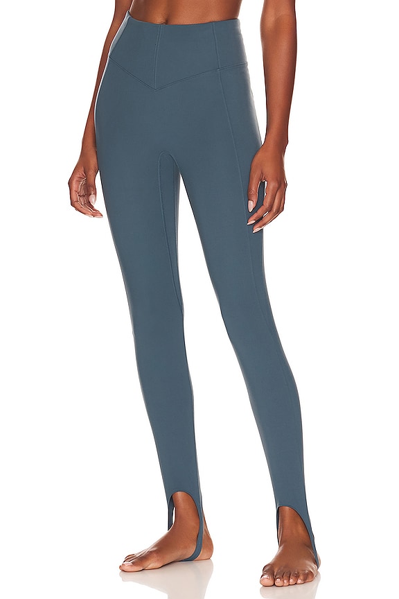 view 2 of 4 Andria Stirrup Legging in Stargazer Blue