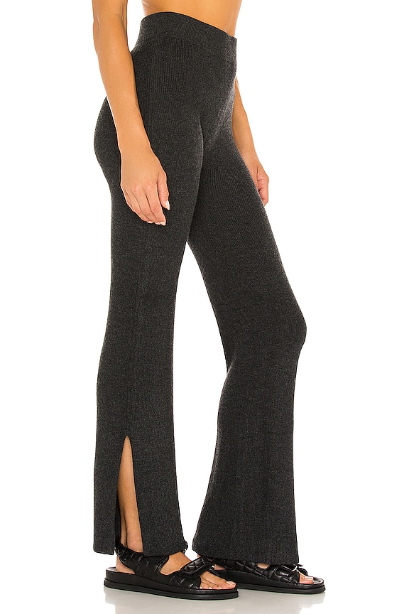 view 2 of 4 Lodi Ribbed Knit Pant in Dark Shadow