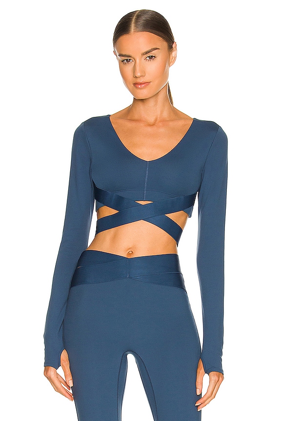 view 1 of 4 Corso Crossover Long Sleeve Top in Night