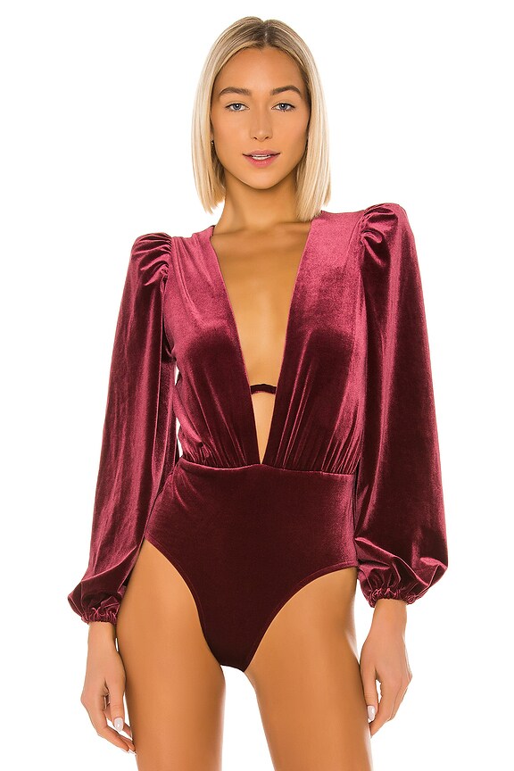 view 2 of 5 BODY in Burgundy