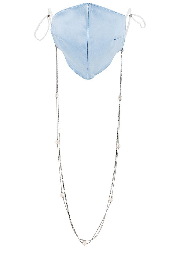 view 2 of 5 MASQUE & ACCESSOIRE SHAWN in Baby Blue