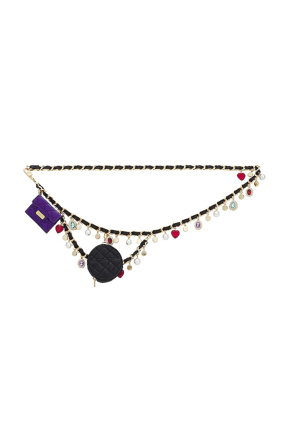Lovers and Friends Aliyah Chain Belt in Black REVOLVE