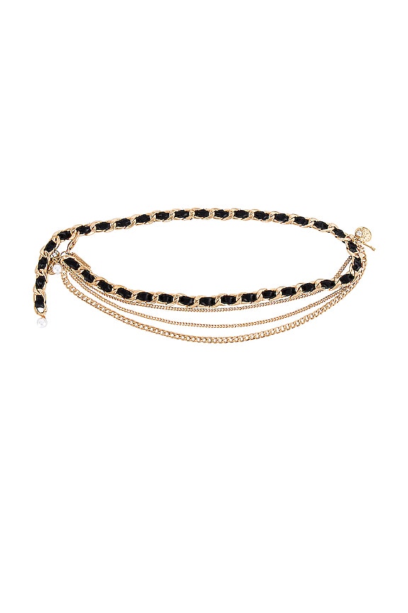 view 2 of 4 LETICIA チェーンベルト in Gold