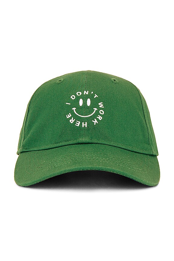 view 2 of 3 I Don't Work Here Hat in Green