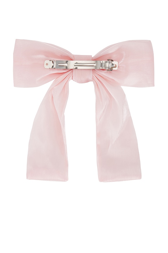 view 2 of 2 Amelie Bow Hair Clip in Pink