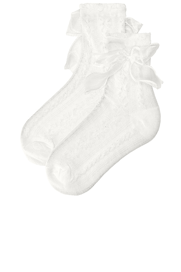 view 2 of 3 НОСКИ CHARLIZE in White