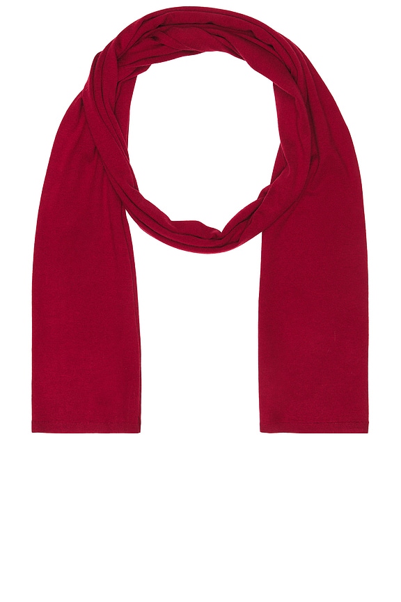 view 2 of 3 Emberly Knit Scarf in Red