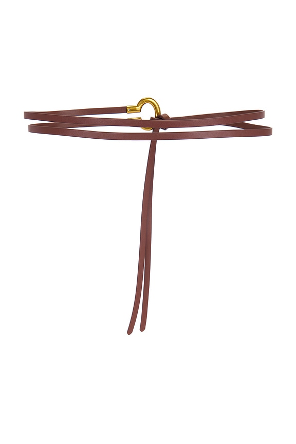view 2 of 3 Malabar Belt in Brown & Gold