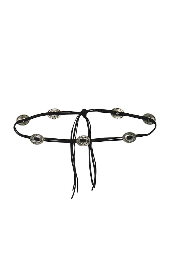 view 1 of 3 Lovers + Friends Elena Belt in Black Silver