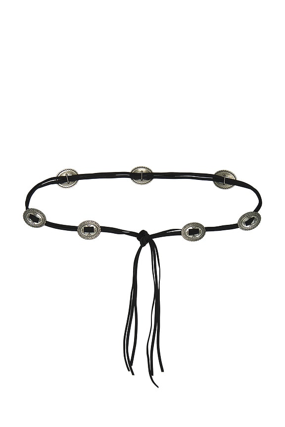 view 2 of 3 Lovers + Friends Elena Belt in Black Silver