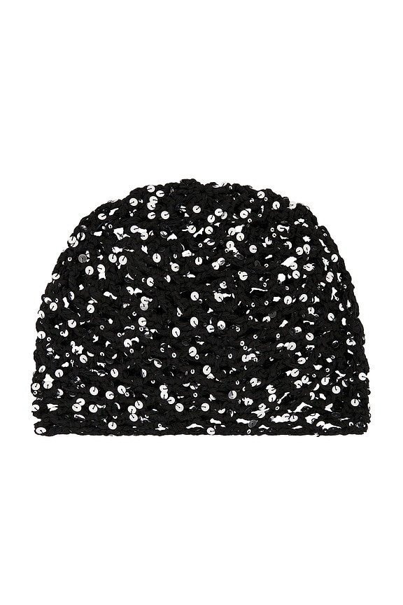 view 2 of 2 Tanya Crochet Hat in Black