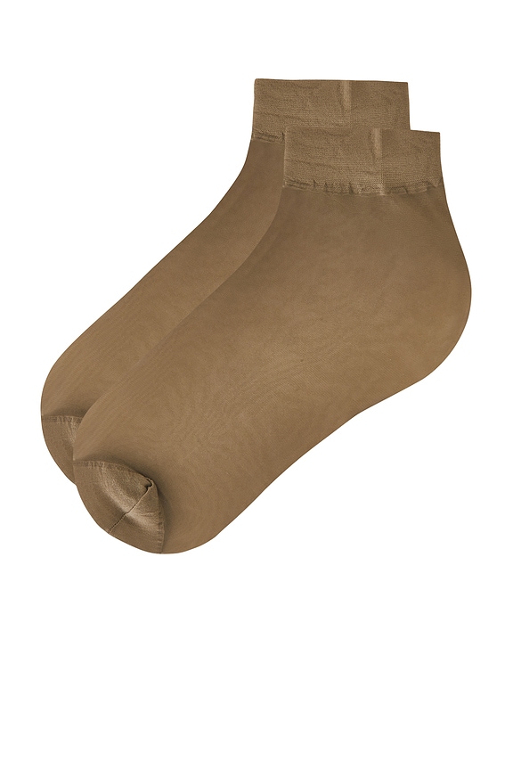 view 2 of 2 CHAUSSETTES GRACE in Brown