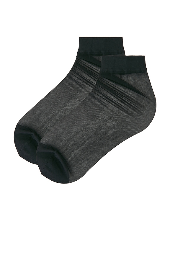 view 2 of 2 CHAUSSETTES HEIDI in Black