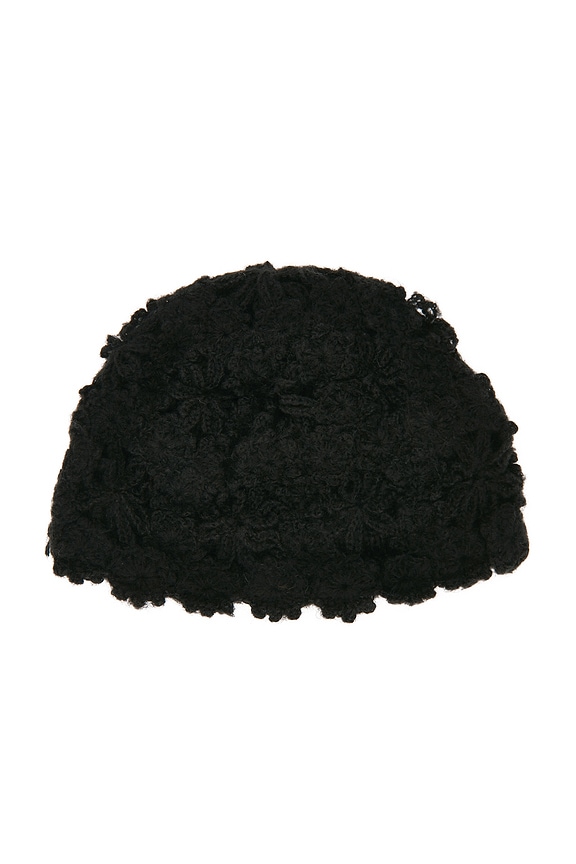 view 2 of 2 Juliet Crochet Hat in Black