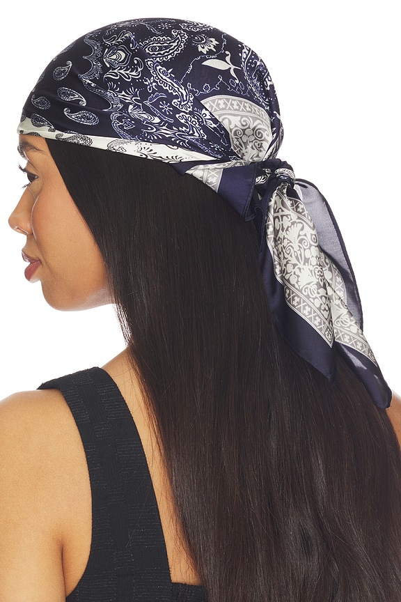 view 2 of 2 Juliana Scarf in Navy