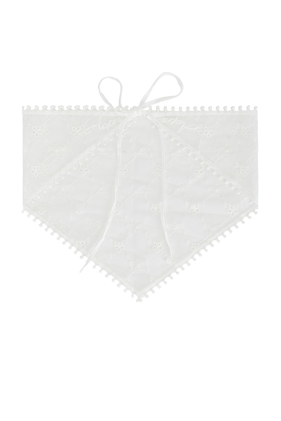 view 2 of 2 PAÑUELO JOSEFINA in White