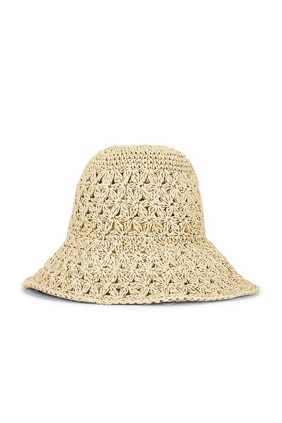 view 1 of 2 Rosal Crochet Hat in Natural